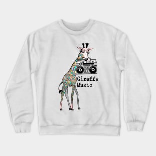 Giraffe Music Crewneck Sweatshirt